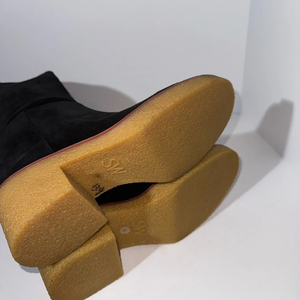 Stuart Weitzman Montana Suede Slouch Boots - Picture 3 of 4